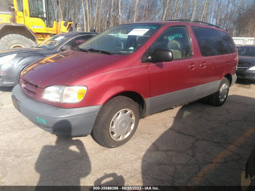 4T3ZF13C0XU100929 1999 Toyota Sienna Le