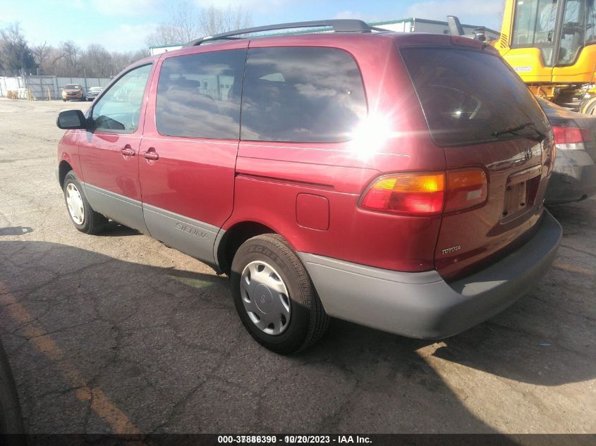 4T3ZF13C0XU100929 1999 Toyota Sienna Le