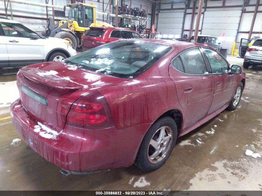 2005 Pontiac Grand Prix VIN: 2G2WP522451203801 Lot: 37886412