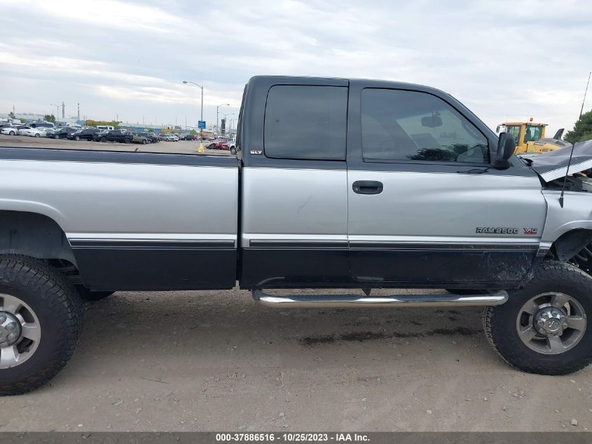 1996 Dodge Ram 2500 VIN: 3B7KF23W7TM185104 Lot: 37886516