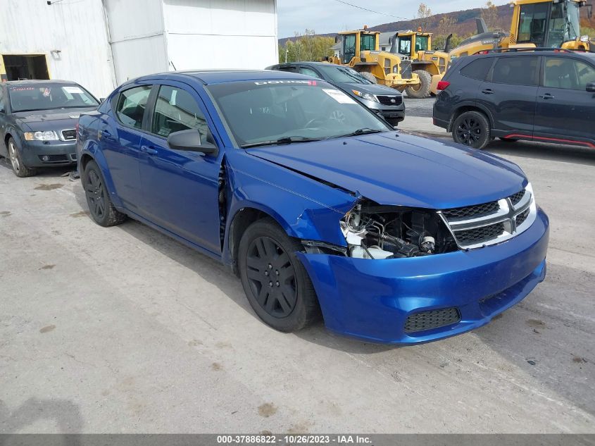 2012 Dodge Avenger Se VIN: 1C3CDZAB3CN294530 Lot: 37886822