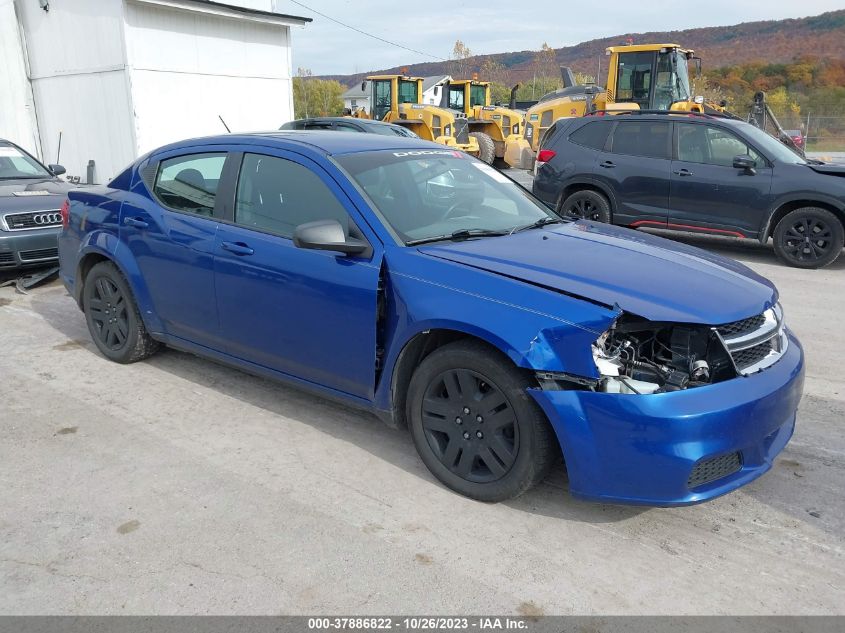 2012 Dodge Avenger Se VIN: 1C3CDZAB3CN294530 Lot: 37886822