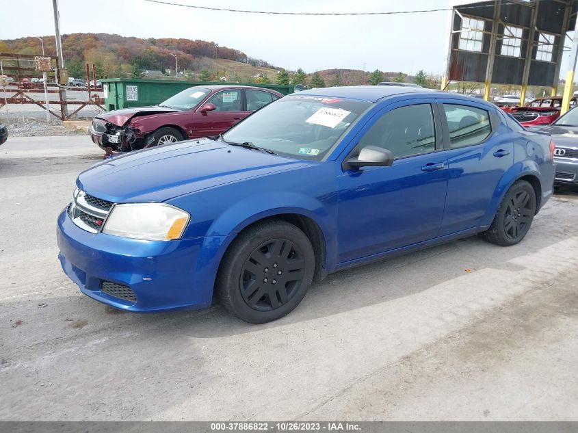 2012 Dodge Avenger Se VIN: 1C3CDZAB3CN294530 Lot: 37886822