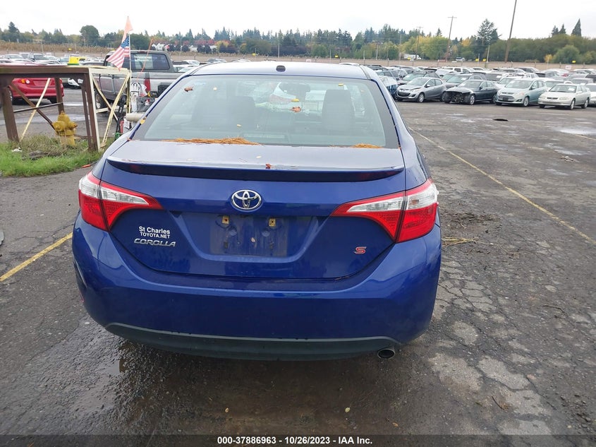 2016 Toyota Corolla S VIN: 2T1BURHE8GC607247 Lot: 37886963