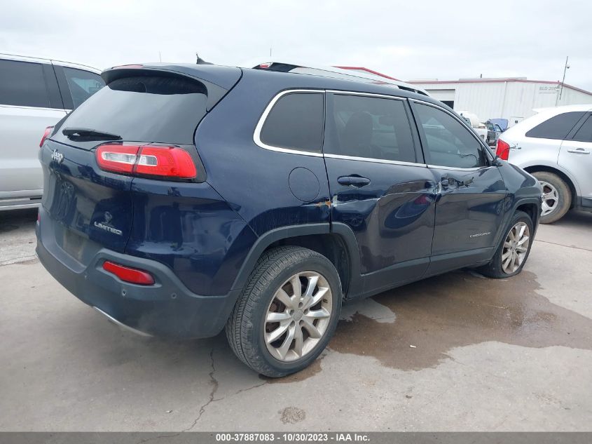 2014 Jeep Cherokee Limited VIN: 1C4PJLDS0EW221272 Lot: 37887083