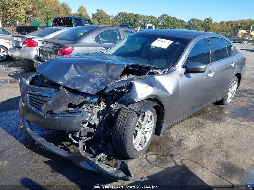 2010 Infiniti G37 Sedan X VIN: JN1CV6AR2AM459297 Lot: 37887126