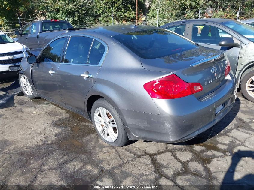 2010 Infiniti G37 Sedan X VIN: JN1CV6AR2AM459297 Lot: 37887126