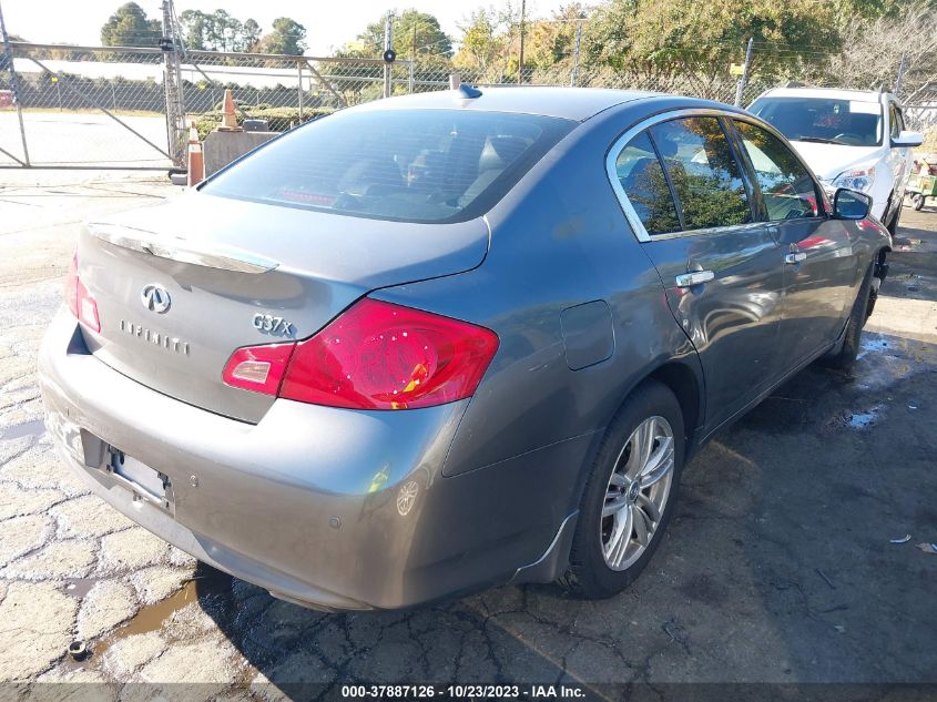 2010 Infiniti G37 Sedan X VIN: JN1CV6AR2AM459297 Lot: 37887126