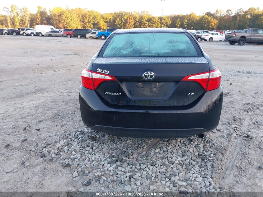 2016 Toyota Corolla L/Le/S/S Plus/Le Plus VIN: 5YFBURHE8GP526538 Lot: 37887226