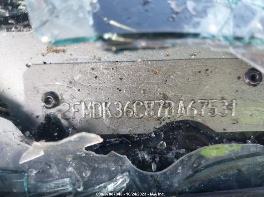 2007 Ford Edge Se VIN: 2FMDK36C87BA67531 Lot: 37887345