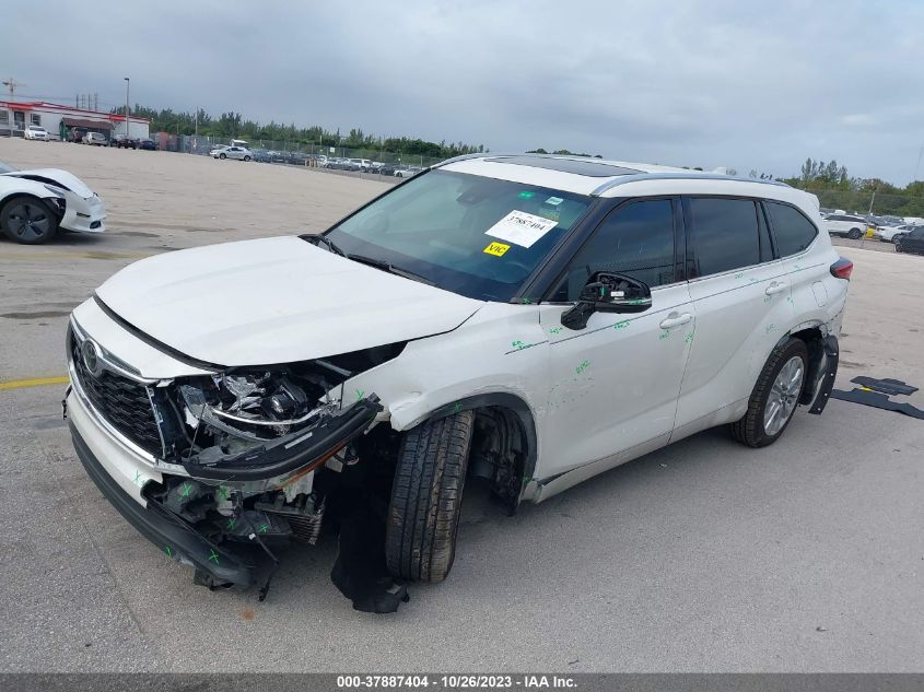 2021 Toyota Highlander Limited/Platinum VIN: 5TDDZRBH0MS140423 Lot: 37887404