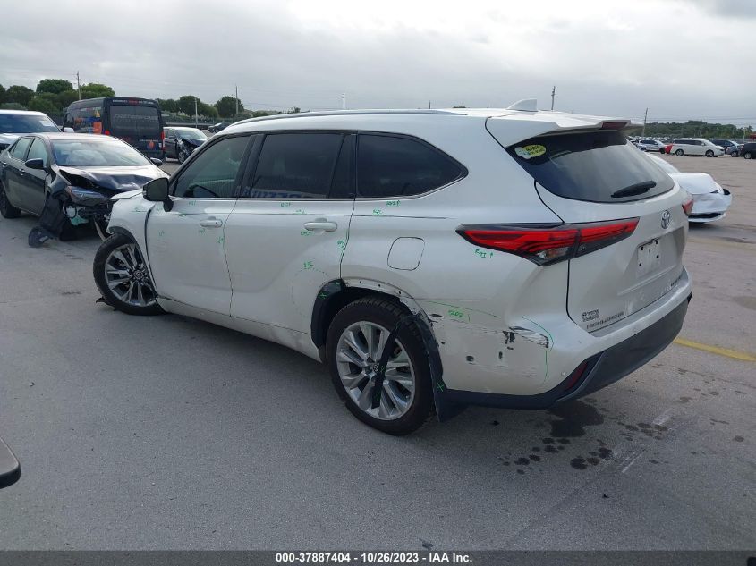 2021 Toyota Highlander Limited/Platinum VIN: 5TDDZRBH0MS140423 Lot: 37887404