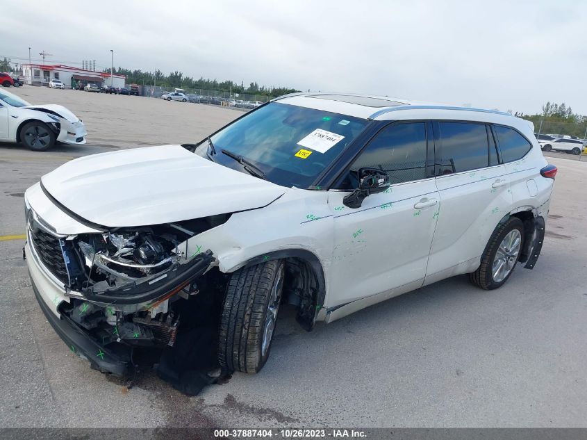 2021 Toyota Highlander Limited/Platinum VIN: 5TDDZRBH0MS140423 Lot: 37887404