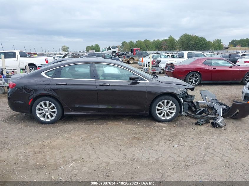 2015 Chrysler 200 C VIN: 1C3CCCCB9FN610126 Lot: 37887634