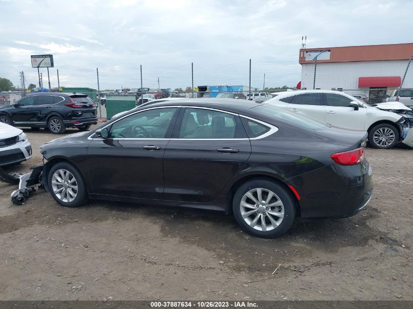 2015 Chrysler 200 C VIN: 1C3CCCCB9FN610126 Lot: 37887634