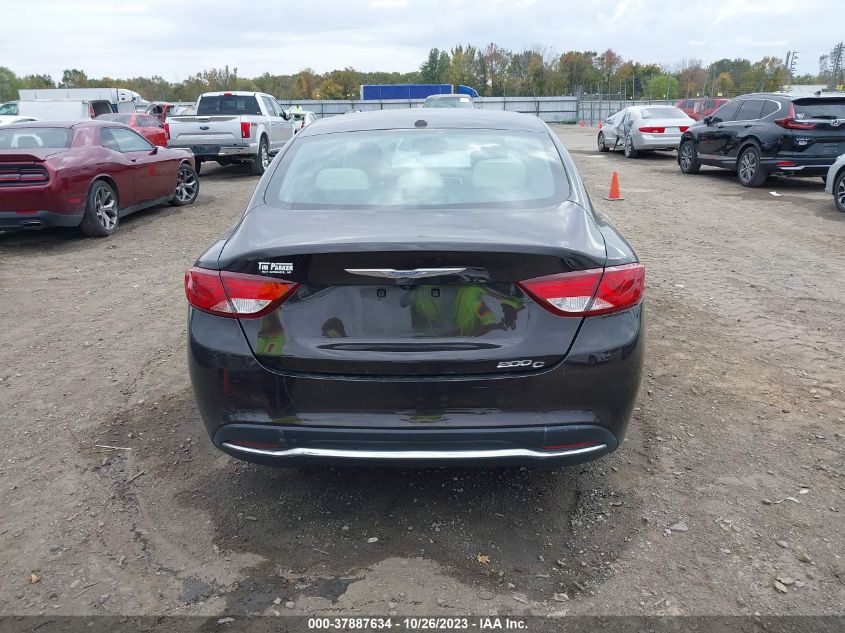 2015 Chrysler 200 C VIN: 1C3CCCCB9FN610126 Lot: 37887634