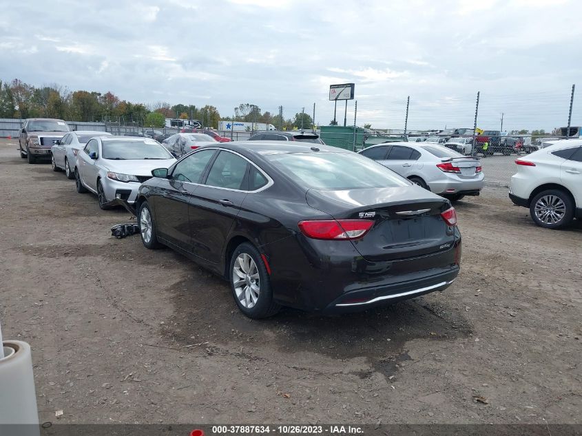 2015 Chrysler 200 C VIN: 1C3CCCCB9FN610126 Lot: 37887634