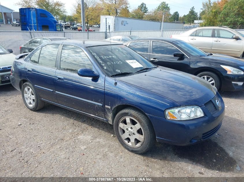 2006 Nissan Sentra 1.8 S VIN: 3N1CB51DX6L450968 Lot: 37887667