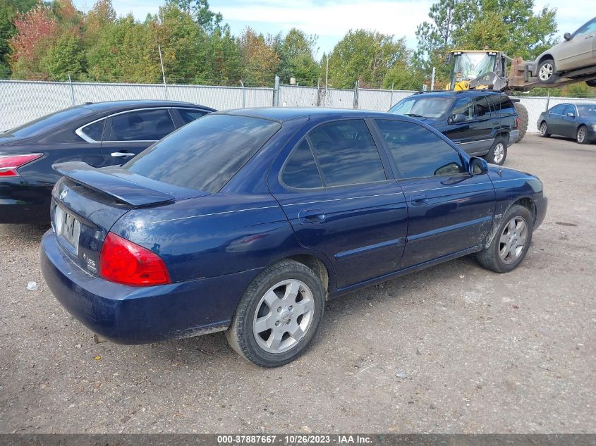 2006 Nissan Sentra 1.8 S VIN: 3N1CB51DX6L450968 Lot: 37887667