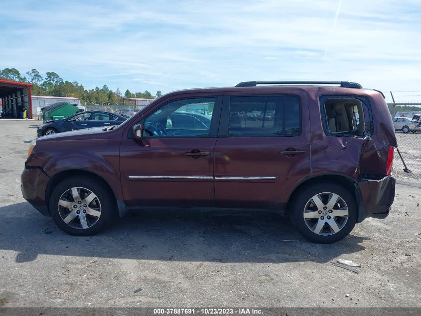 2013 Honda Pilot Touring VIN: 5FNYF3H91DB018035 Lot: 37887691