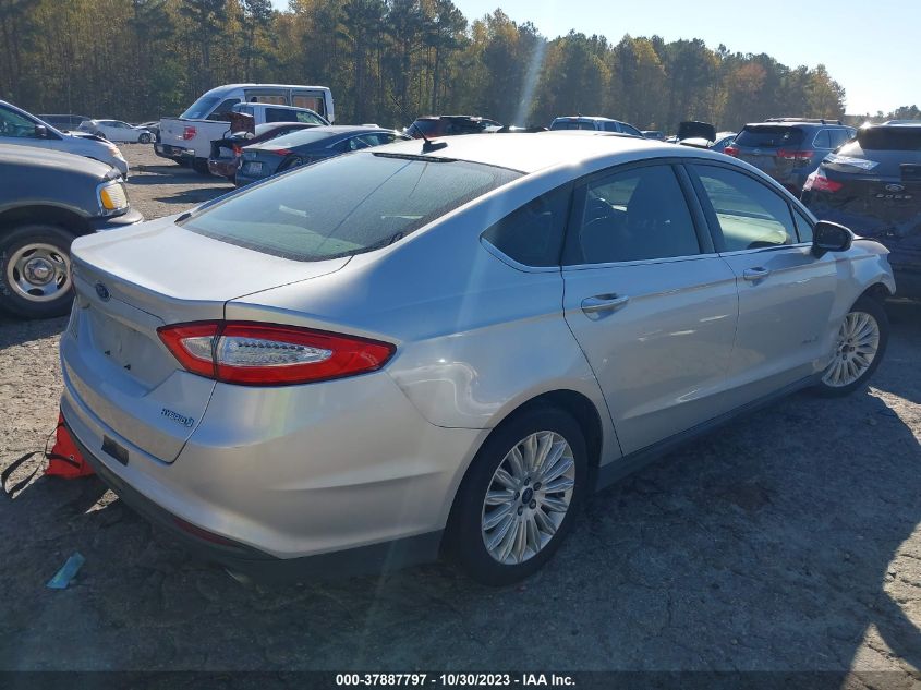 2014 Ford Fusion S Hybrid VIN: 3FA6P0UUXER382604 Lot: 37887797