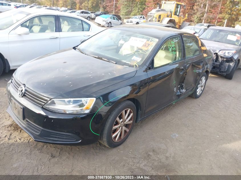 2012 Volkswagen Jetta Sedan Se W/Convenience VIN: 3VWDX7AJXCM368679 Lot: 37887930