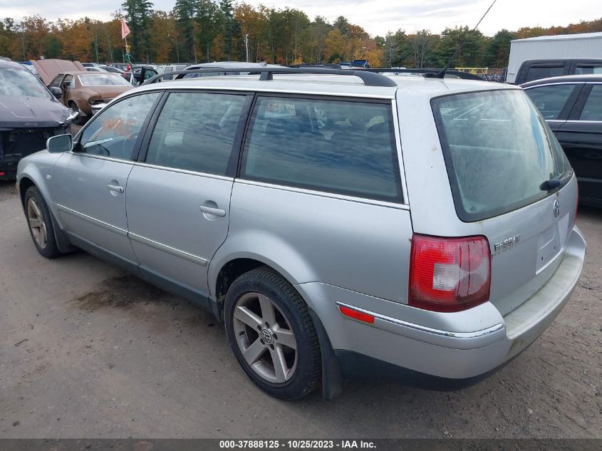 2004 Volkswagen Passat Wagon Glx VIN: WVWYH63B84E124425 Lot: 37888125