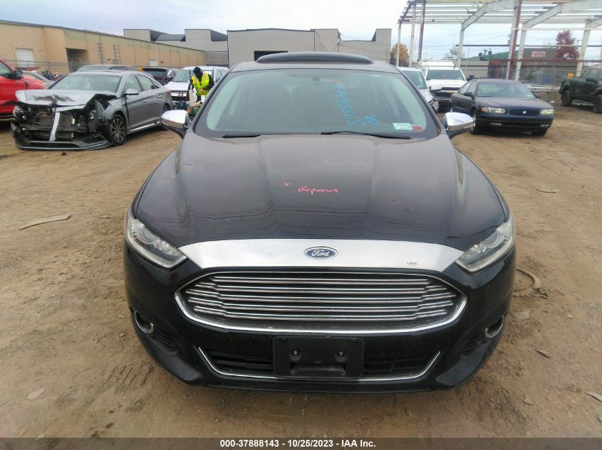 2016 Ford Fusion Titanium VIN: 3FA6P0D90GR128737 Lot: 37888143