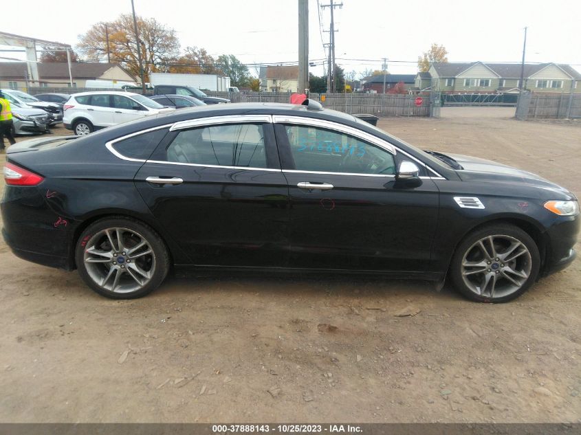 2016 Ford Fusion Titanium VIN: 3FA6P0D90GR128737 Lot: 37888143