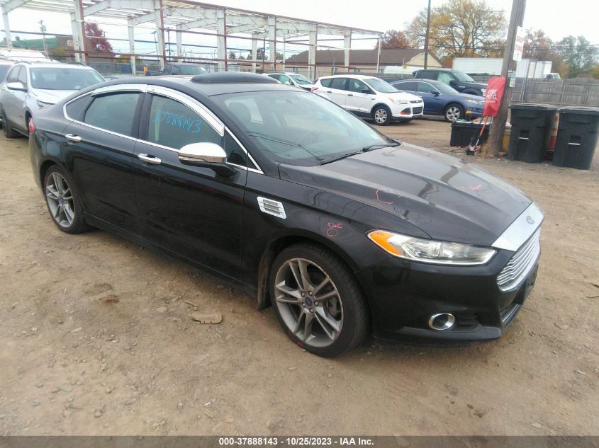 2016 Ford Fusion Titanium VIN: 3FA6P0D90GR128737 Lot: 37888143