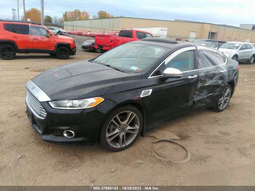 2016 Ford Fusion Titanium VIN: 3FA6P0D90GR128737 Lot: 37888143