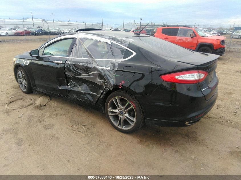 2016 Ford Fusion Titanium VIN: 3FA6P0D90GR128737 Lot: 37888143