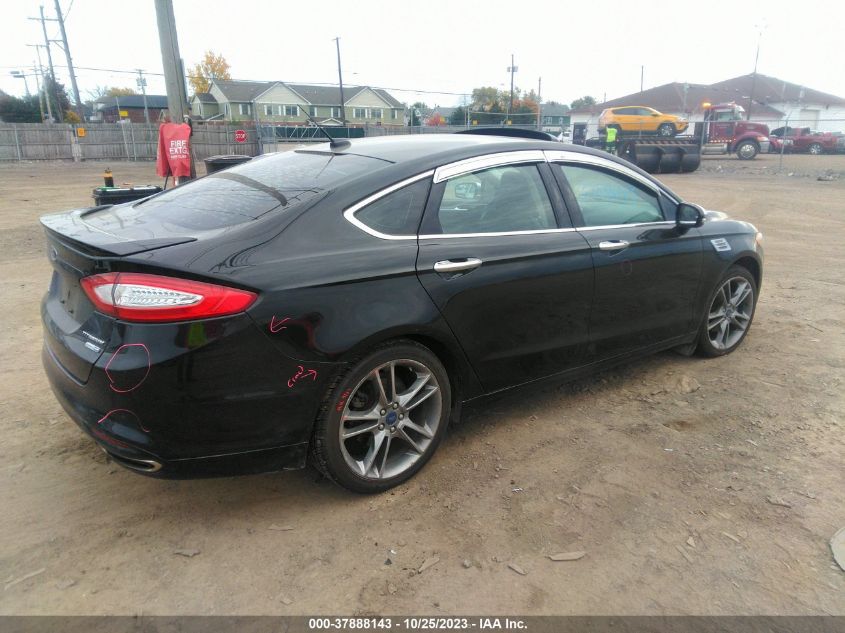 2016 Ford Fusion Titanium VIN: 3FA6P0D90GR128737 Lot: 37888143