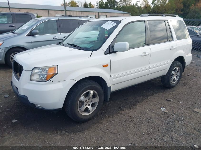 2008 Honda Pilot Ex-L VIN: 5FNYF18608B025655 Lot: 37888210