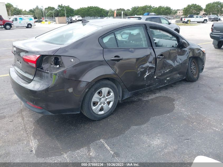 2017 Kia Forte Lx VIN: 3KPFK4A76HE078566 Lot: 37888236