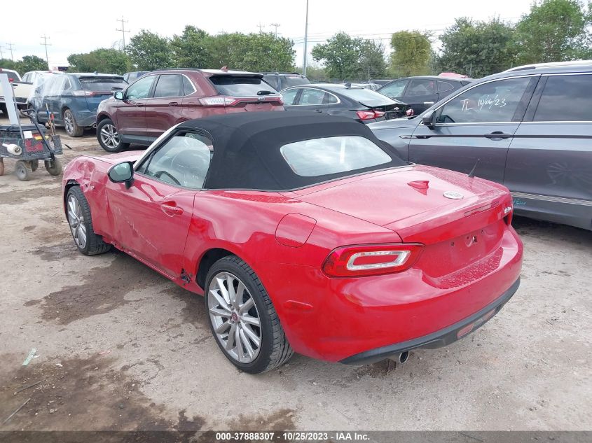 JC1NFAEK9K0143095 2019 Fiat 124 Spider Lusso