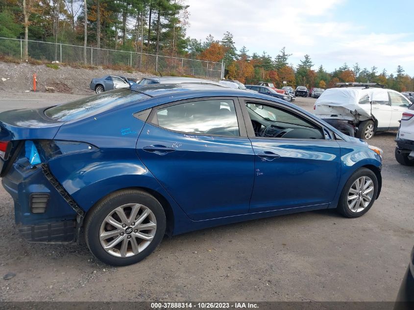 2014 Hyundai Elantra Se VIN: KMHDH4AE1EU113916 Lot: 37888314