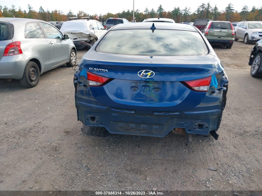 2014 Hyundai Elantra Se VIN: KMHDH4AE1EU113916 Lot: 37888314
