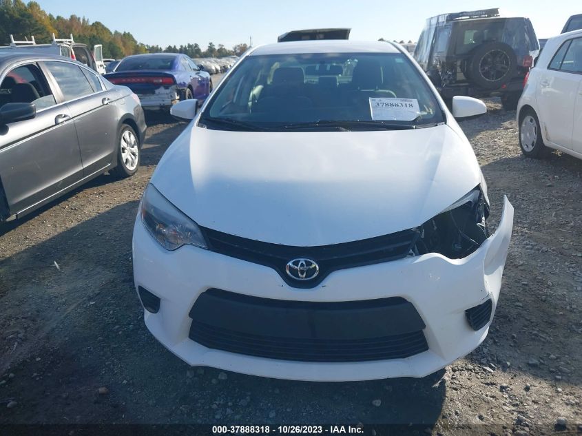 2014 Toyota Corolla L/Le/S/S Plus/Le Plus VIN: 2T1BURHE9EC128543 Lot: 37888318