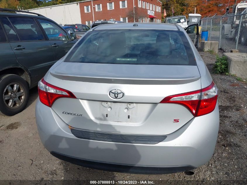 2016 Toyota Corolla S Premium VIN: 2T1BURHE4GC615233 Lot: 37888513