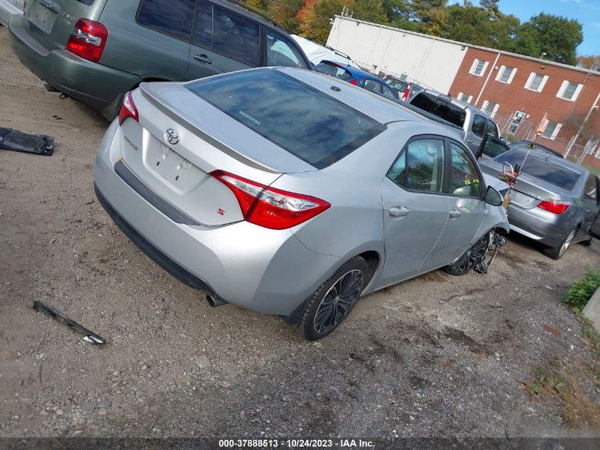 2016 Toyota Corolla S Premium VIN: 2T1BURHE4GC615233 Lot: 37888513