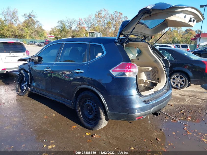 2015 Nissan Rogue S VIN: KNMAT2MV2FP530452 Lot: 37888689