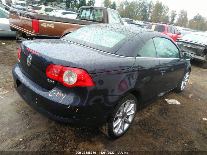 2010 Volkswagen Eos Lux VIN: WVWFA7AH2AV024776 Lot: 37888780