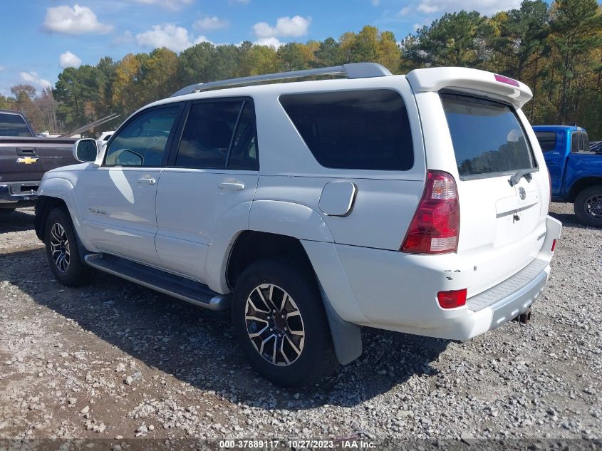 2003 Toyota 4Runner Limited VIN: JTEBT17R638005070 Lot: 37889117