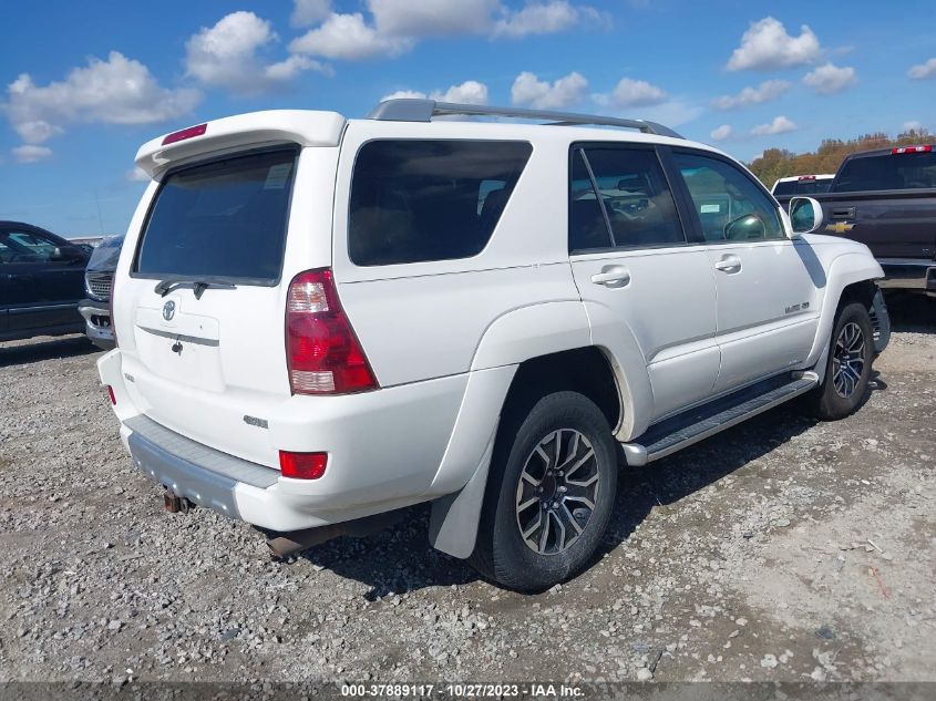 2003 Toyota 4Runner Limited VIN: JTEBT17R638005070 Lot: 37889117