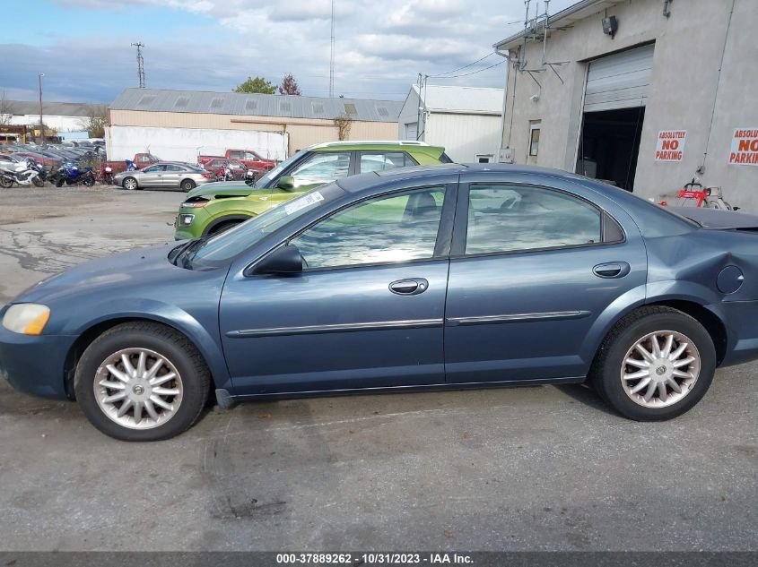 2002 Chrysler Sebring Lxi VIN: 1C3EL56R22N157121 Lot: 37889262