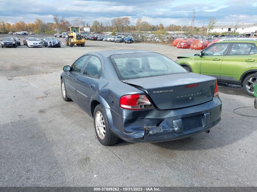 2002 Chrysler Sebring Lxi VIN: 1C3EL56R22N157121 Lot: 37889262