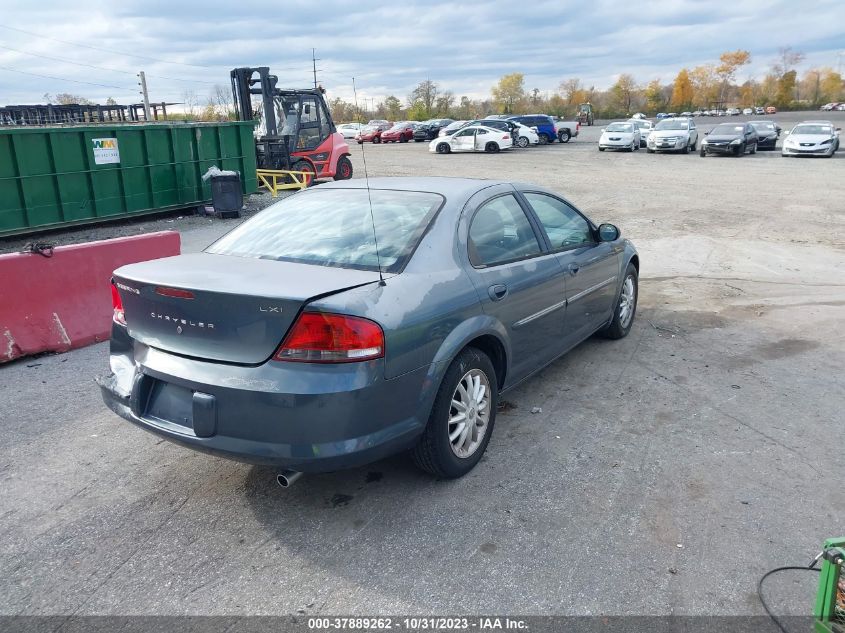 2002 Chrysler Sebring Lxi VIN: 1C3EL56R22N157121 Lot: 37889262