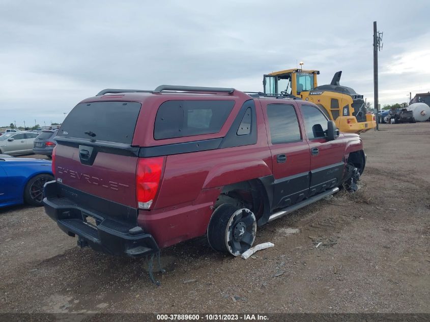 2005 Chevrolet Avalanche Ls VIN: 3GNEC12ZX5G287632 Lot: 37889600