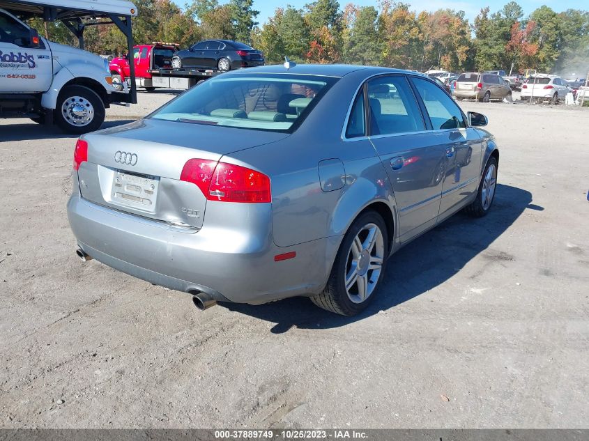 2007 Audi A4 2.0T VIN: WAUDF78E57A176794 Lot: 37889749